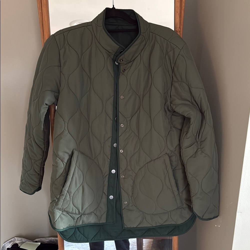 The reversible eco quilted jacket
